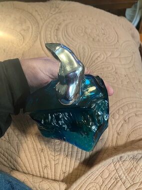 Vintage Avon Arctic King Bear on Blue Ice Everest Bottle